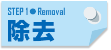 STEP1 除去